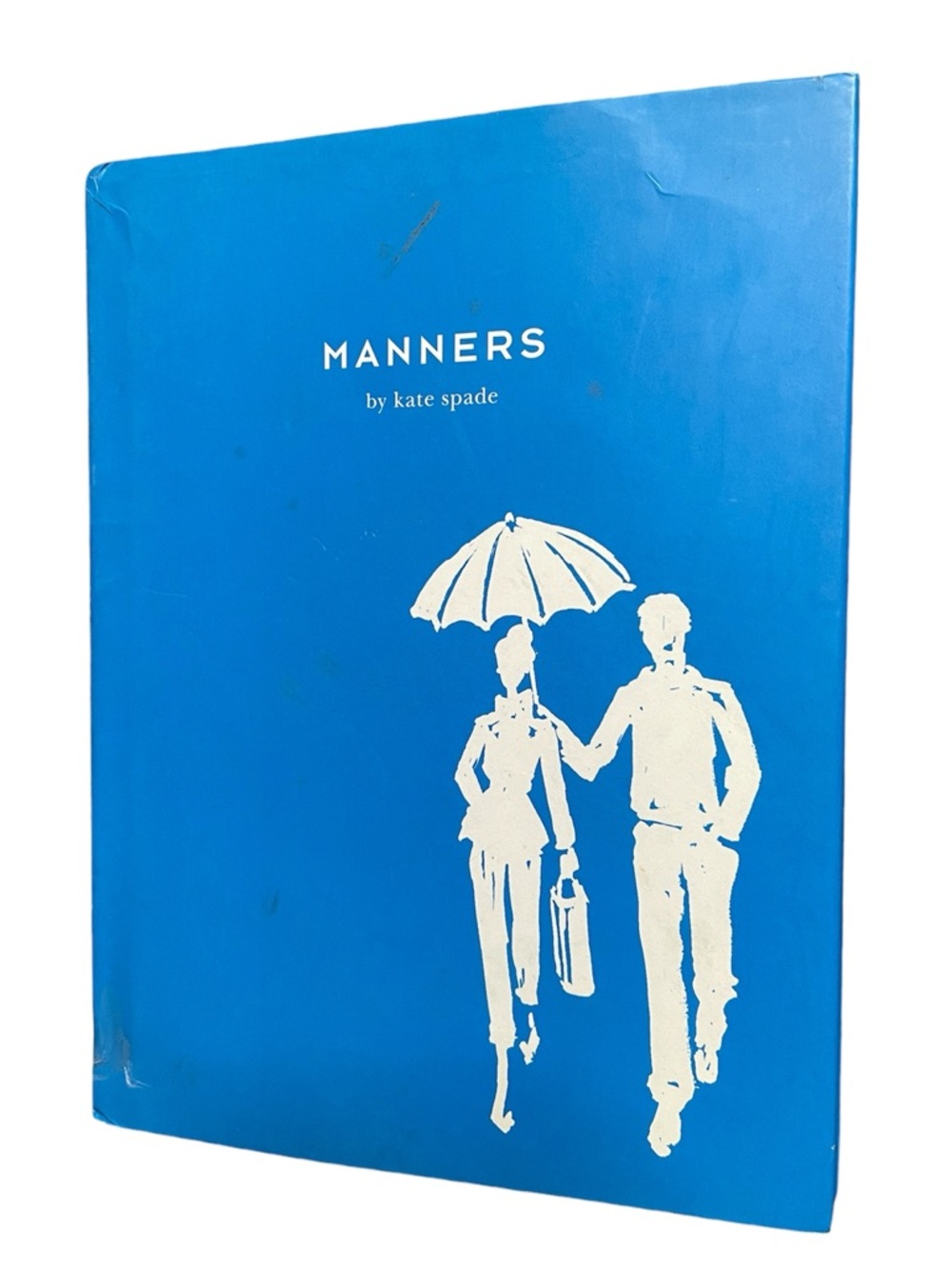 kate spade Blue and White "Manners" Coffee Table Book